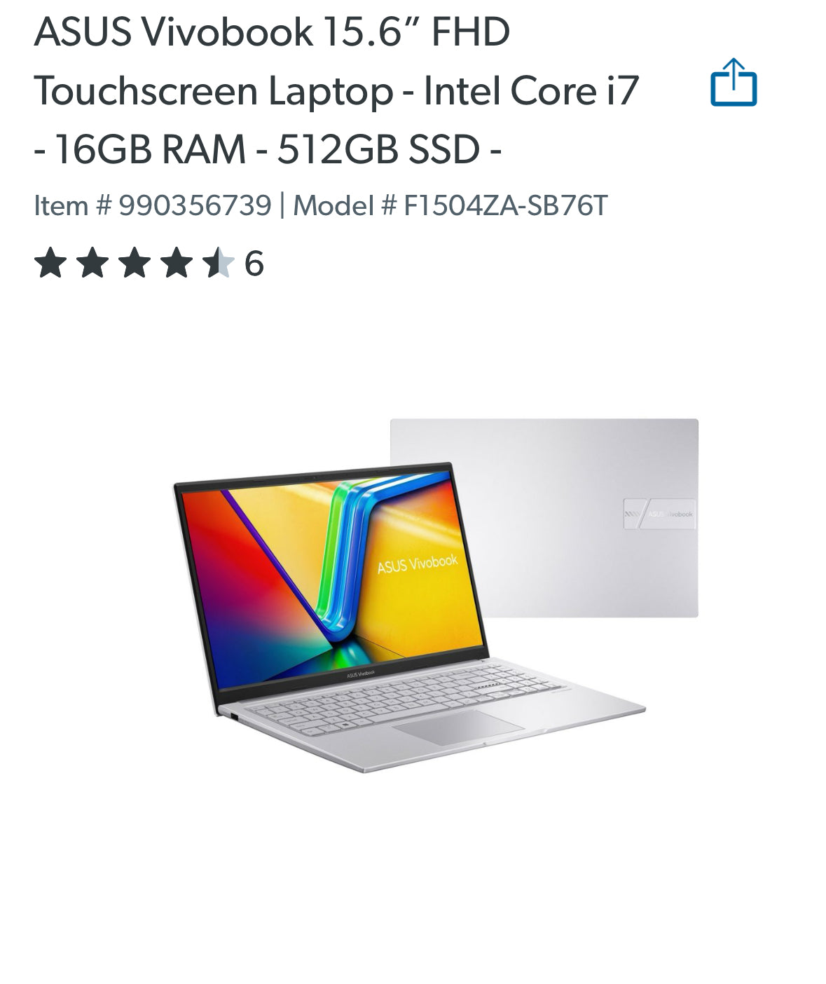 Asus Vivobook i7