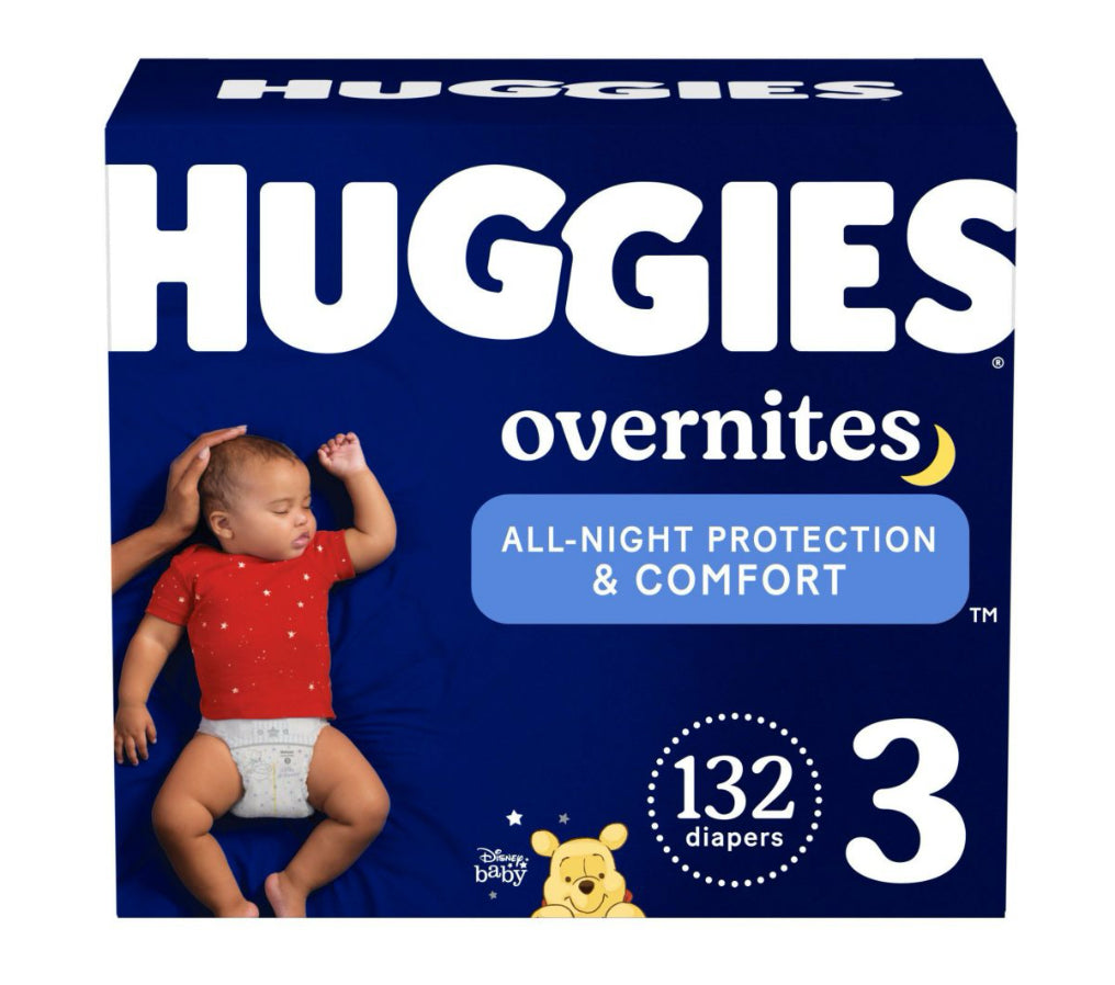 Huggies Overnites Nighttime Baby Diapers Size 3