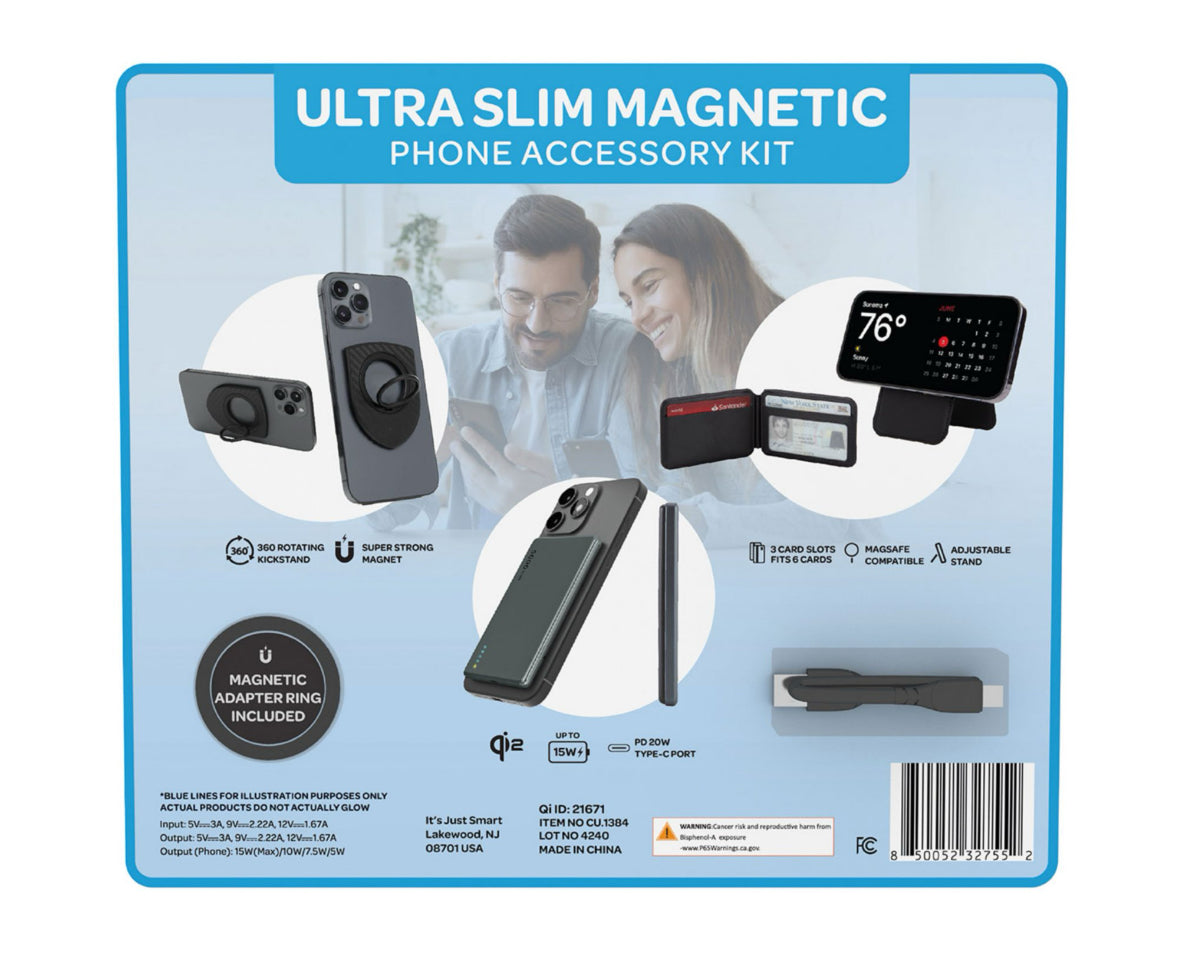 Ultra Slim Magnetic Phone Accessory Kit