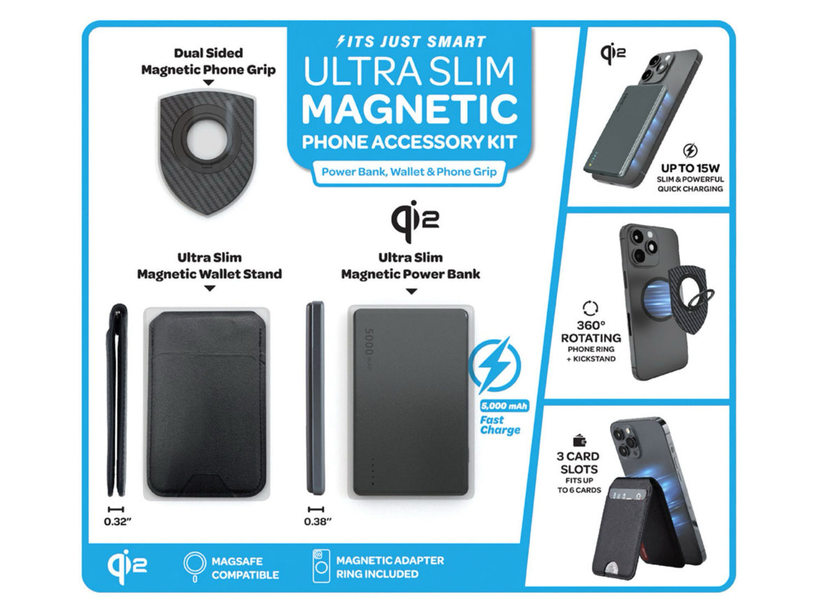 Ultra Slim Magnetic Phone Accessory Kit