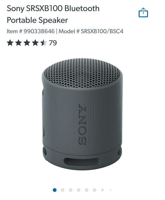 Sony Bluetooth Speaker