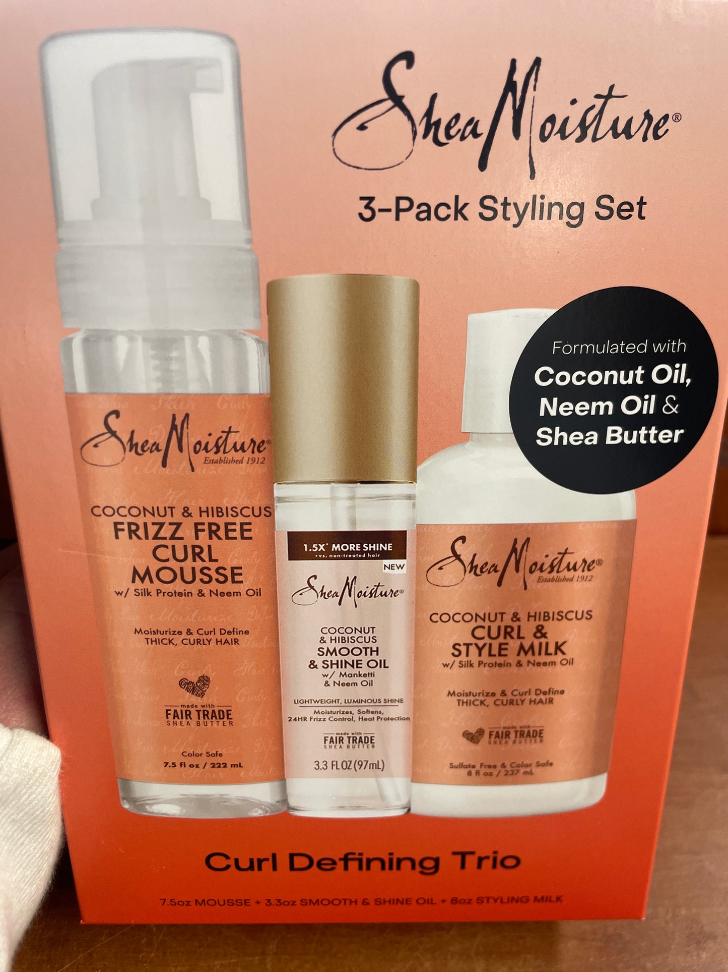 Shea moisture styling set