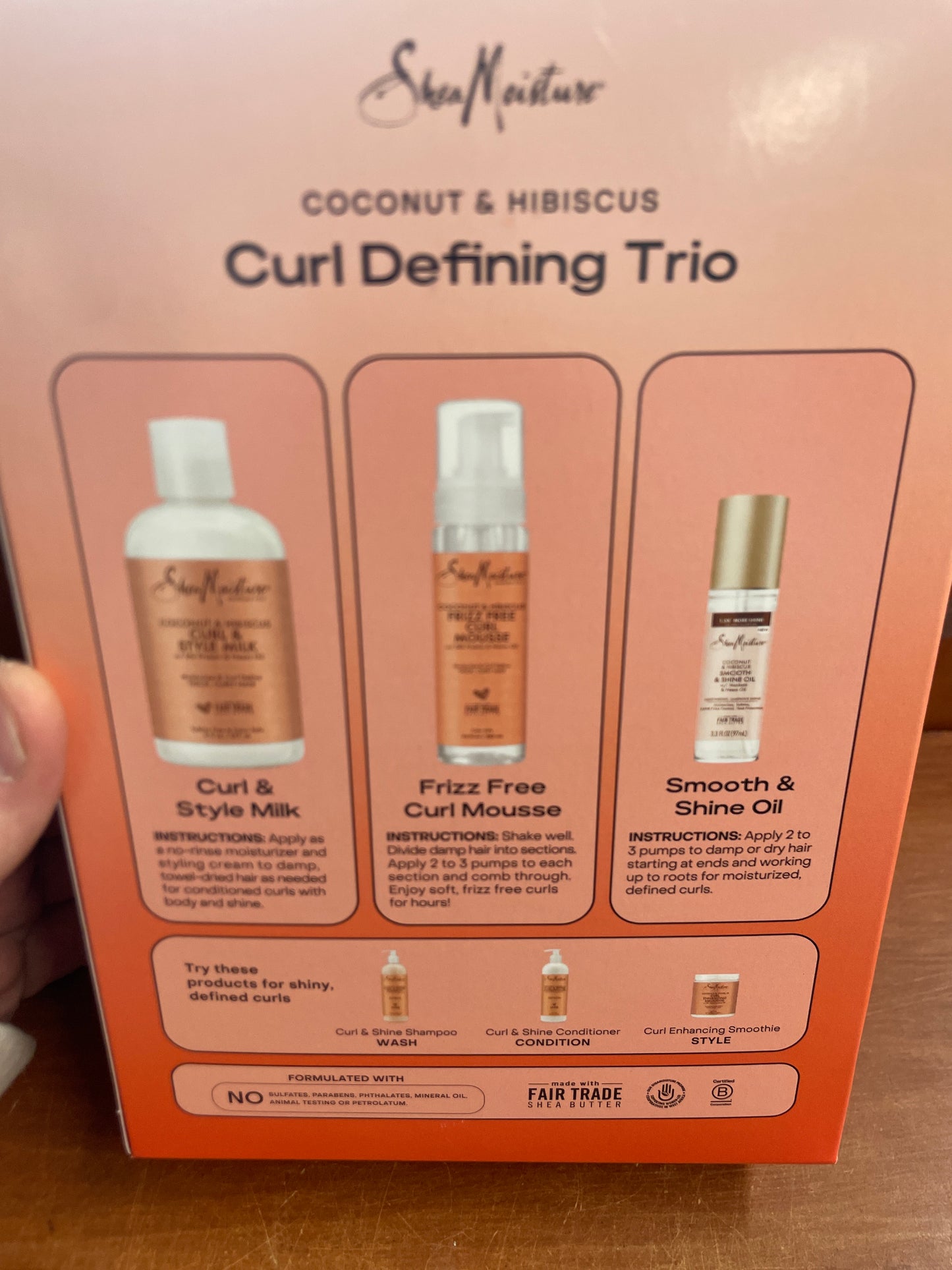 Shea moisture styling set