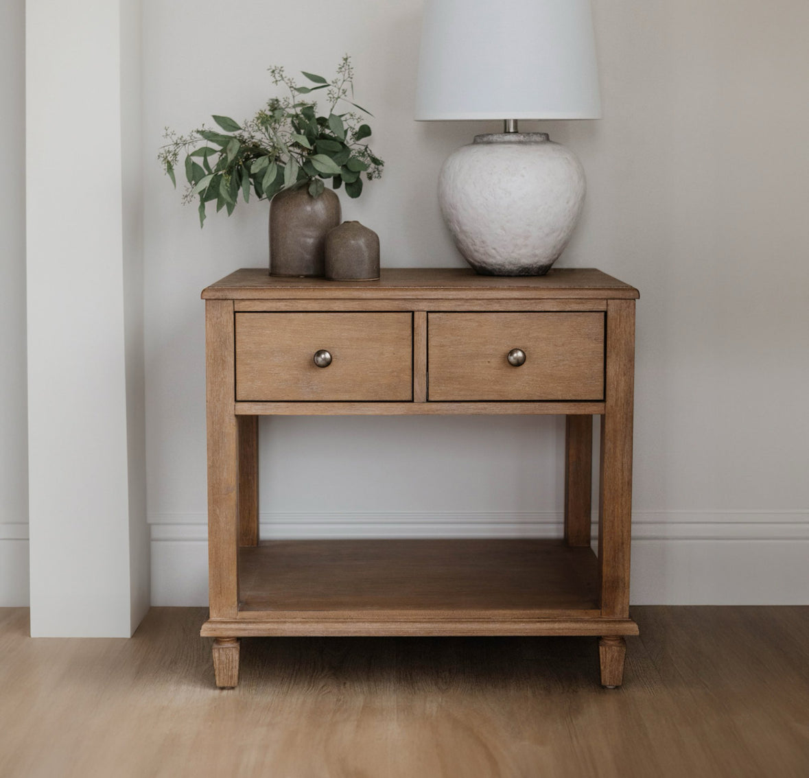 Details Distressed Nightstand