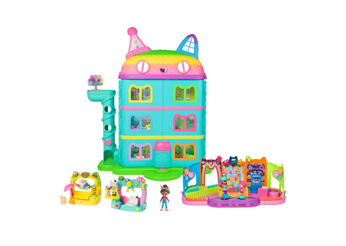 Gabby’s Dollhouse Celebration and Deluxe Playsets