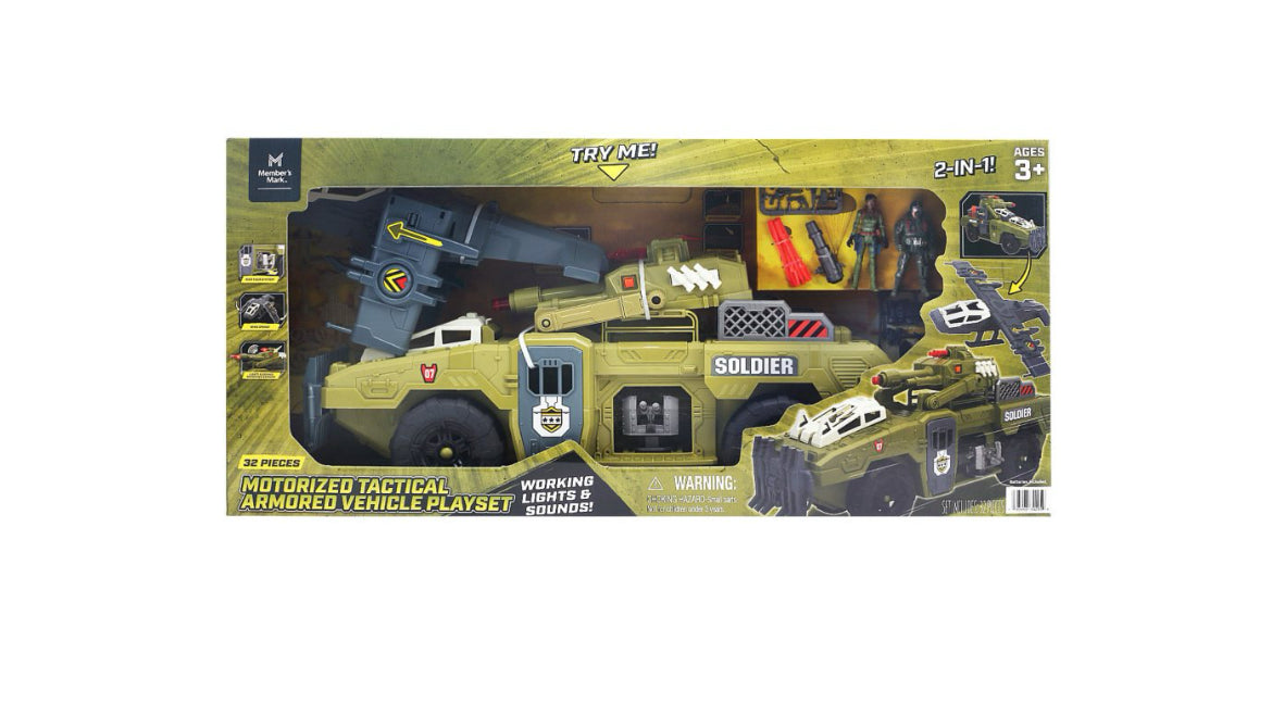 Members Mark Motorized Soldier Force Vehicle Playset