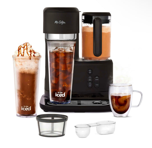 Mr. Coffee Single-Serve Frappe, Iced, and Hot Coffee Maker and Blender