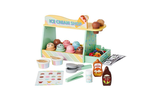 Members Mark Tabletop Wooden Ice Cream Shop Playset