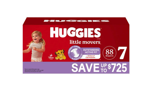 Huggies Little Movers Baby
Diapers Size 7