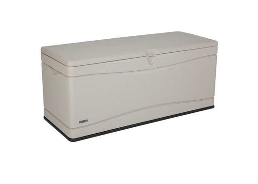 Lifetime Outdoor Storage 130-Gallon Deck Box, Desert Sand