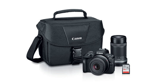 Canon EOS R100 Two Lens Mirrorless Camera Bundle