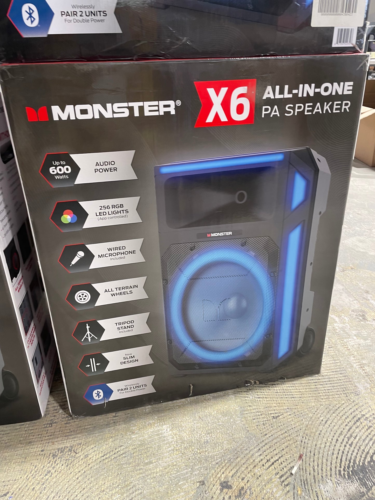 Monster X6 All-In-One PA Bluetooth Speaker